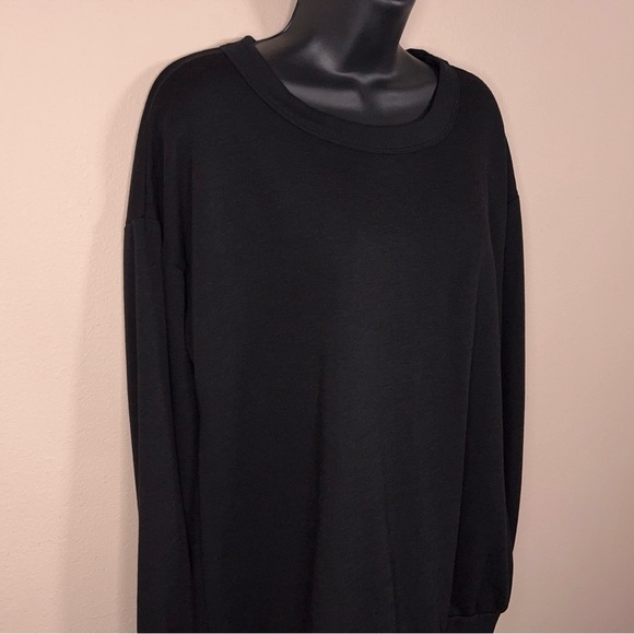 XL HEIMISH BLACK SWEATSHIRT LONG SLEEVE STRETCH CASUAL - Picture 4 of 10